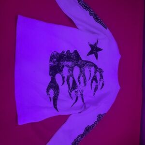 Hellstar Victory Within White Longsleeve Shirt Men’s Size Large
